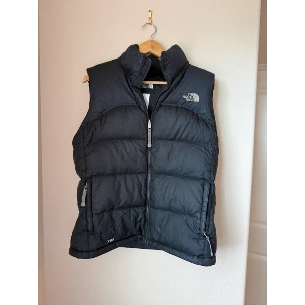 The North Face Women’s 700 Fill Goose Down Puffer Vest Black Size Large